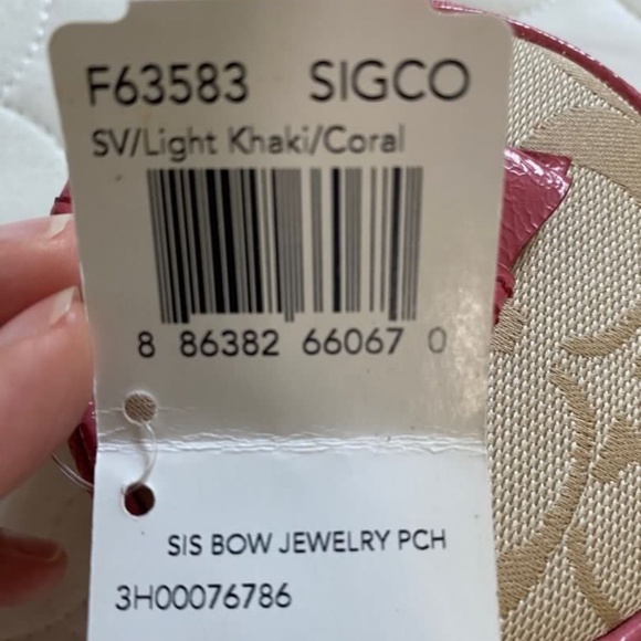 NWT Rare Coach Beauty Jewelry Cosmetic Pouch Case - Picture 4 of 10